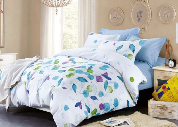 Leaves Duvet Doona Quilt Cover Set – KING