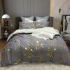 Reversible Design White Duvet Doona Quilt Cover Set – KING