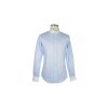 Contrast Collar Shirt with Blue Micro Squares Texture – 40 IT