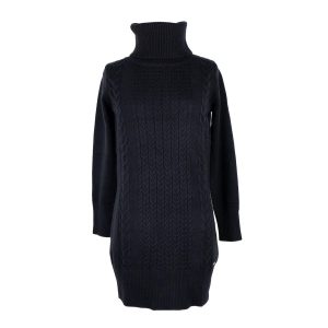 Yes Zee Womens Turtleneck Knit Dress with Brand Logo Women