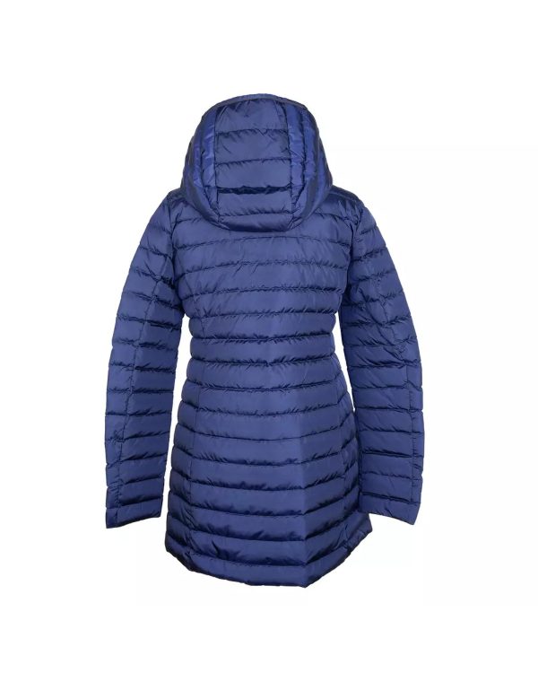 Add Womans Puffer Jacket with Real Down Padding and Removable Hood – 40 IT