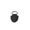 Black Lacquered Shield Logo Keyring One Size Men