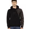 Hooded Sweatshirt with Shield Logo Print – L