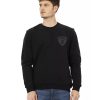 Logo-print Crewneck Sweatshirt with Ribbed Cuffs and Rear Lettering – XL