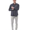 Regular Fit Shirt with Italian Collar – 44 IT