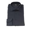 Slim Fit Button-Front Shirt with Italian Collar and Logo Insert – 39 IT