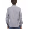 Slim Fit Button Front Shirt with Italian Collar and Logo Insert – 44 IT