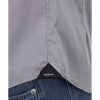 Slim Fit Button Front Shirt with Italian Collar and Logo Insert – 44 IT