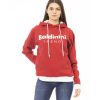 Luxury Long Sleeve Fleece Hoodie with Front Logo and Maxi Front Pocket – L