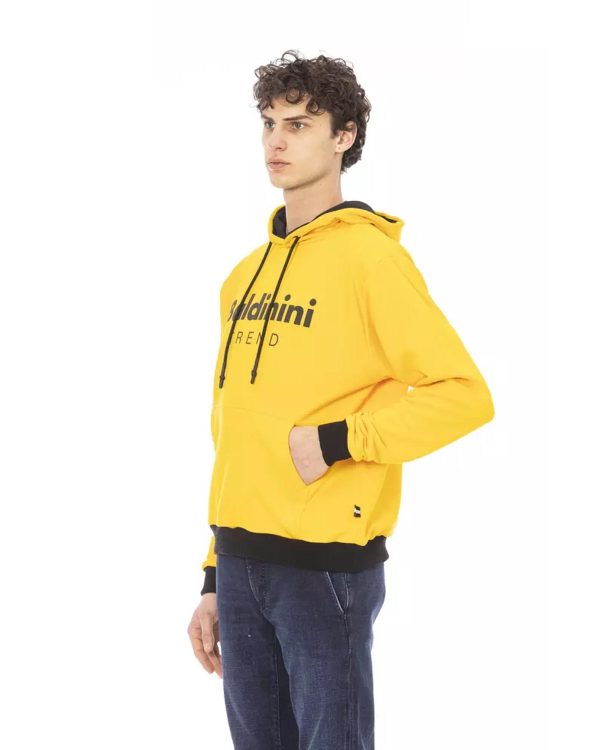 Long Sleeved Brushed Hoodie with Front Logo – L