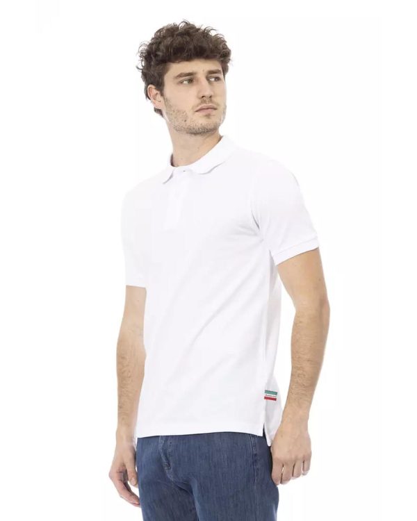 Embroidered Short Sleeve Polo Shirt – L