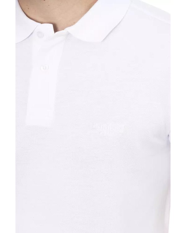 Embroidered Short Sleeve Polo Shirt – L