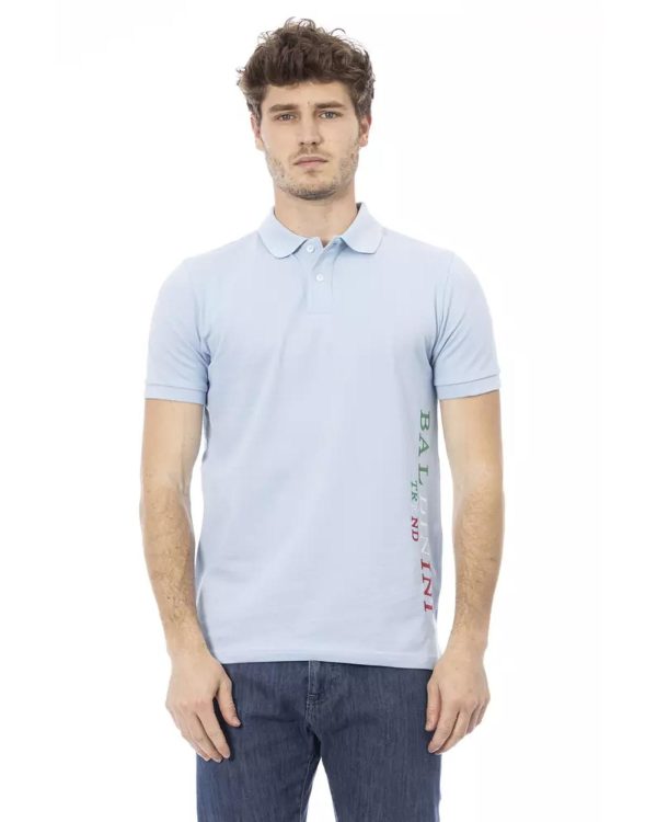 Embroidered Short Sleeve Polo Shirt – L