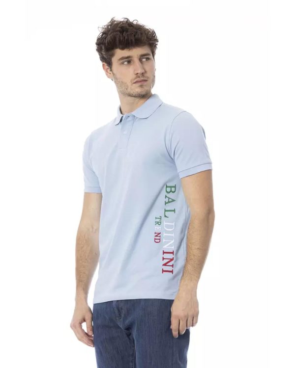 Embroidered Short Sleeve Polo Shirt – L