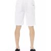 Solid Color Drawstring Bermuda Shorts with Pockets – W44 US