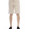 Solid Color Drawstring Bermuda Shorts – W48 US