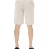 Solid Color Drawstring Bermuda Shorts – W48 US