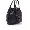 Leather Shoulder Bag with Zip Closure and Internal Compartments One Size Women