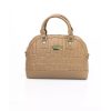 Golden Logo Zipper Shoulder Bag One Size Women