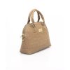 Golden Logo Zipper Shoulder Bag One Size Women