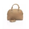 Golden Logo Zipper Shoulder Bag One Size Women