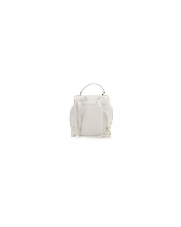 Golden Detail Flap Backpack One Size Women