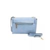 Flap Closure Logoed Shoulder Bag with Internal Compartments One Size Women