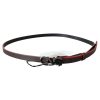 CNC Costume National Leather Logo Belt 85 cm Women