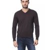 Embroidered Merino Wool Crew Neck Sweater – L