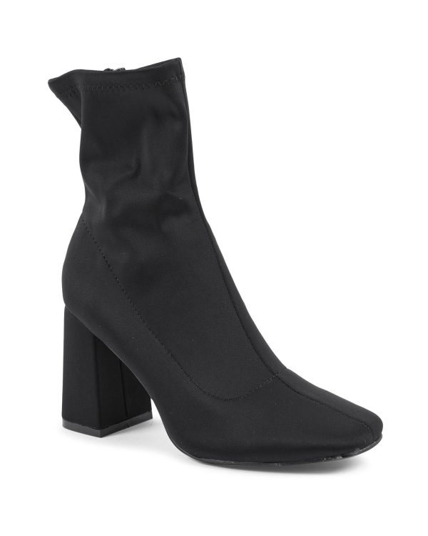 Fabric Ankle Boot with 9cm Heel – 36 EU