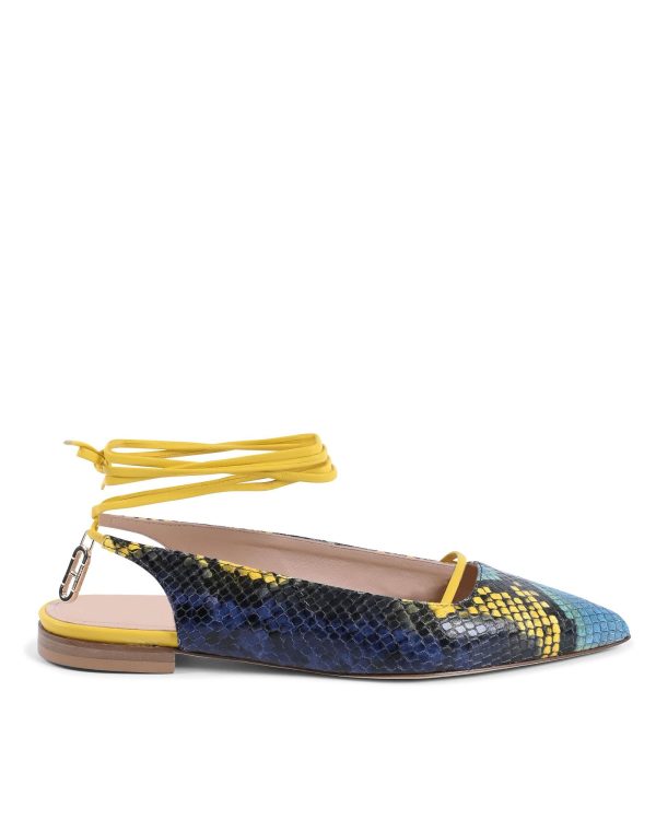 Python Pointed Toe Slingback with Slave Laces – 39 EU