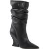 Point Toe Wedge Boots – 38 EU