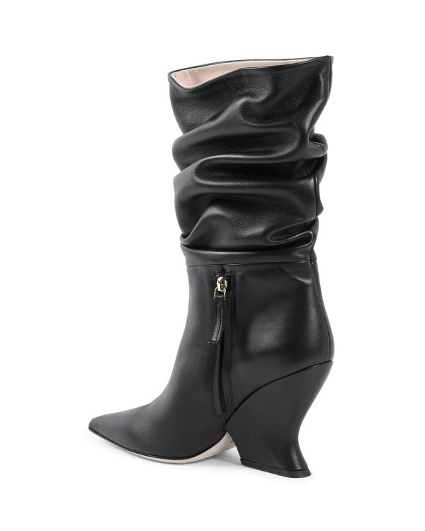 Point Toe Wedge Boots – 38 EU