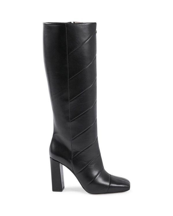 Quilted Leather High Boots – 37 EU