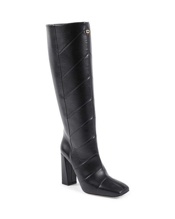 Quilted Leather High Boots – 37 EU