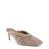 Plush Textured Mules with 5cm Heels – 37 EU