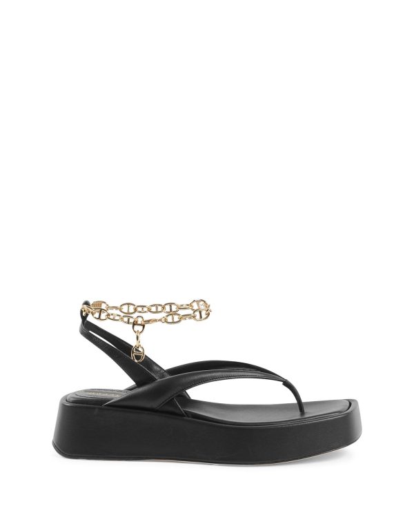 Gold Chain Wedge Sandal – 35 EU