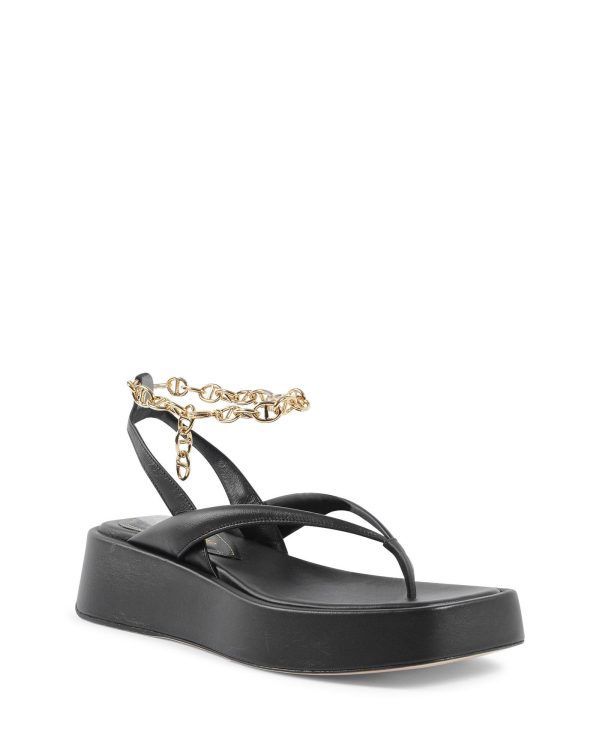 Gold Chain Wedge Sandal – 35 EU