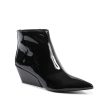 Leather Ankle Boot with 6cm Heel – 40 EU