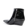 Leather Ankle Boot with 6cm Heel – 40 EU