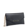 Leather Logo Clutch Bag – One Size