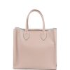 Structured Italian Leather Tote Bag – One Size