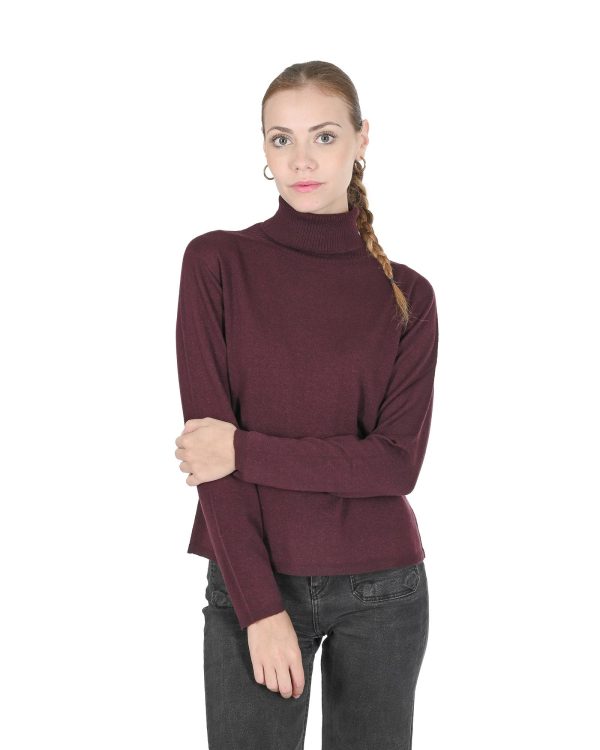 Exquisite Cashmere Turtleneck Sweater for Women – S