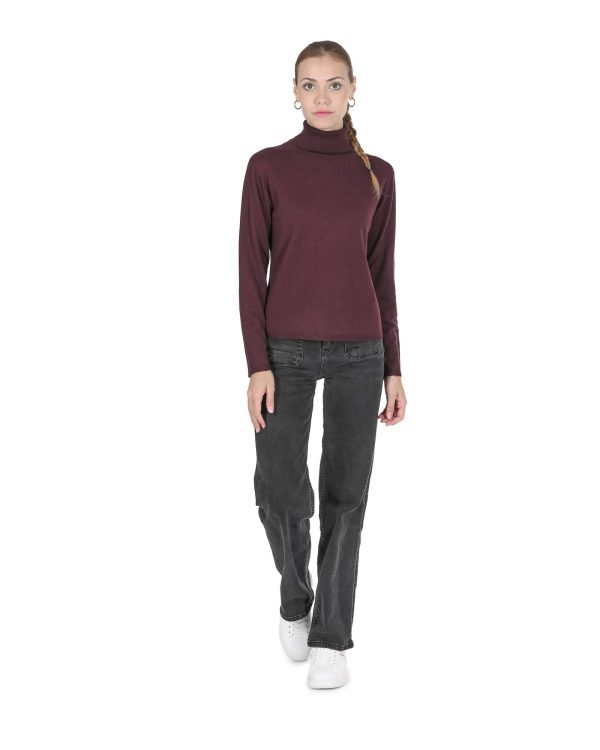 Exquisite Cashmere Turtleneck Sweater for Women – S