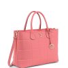 Leather Pink Handbag – One Size