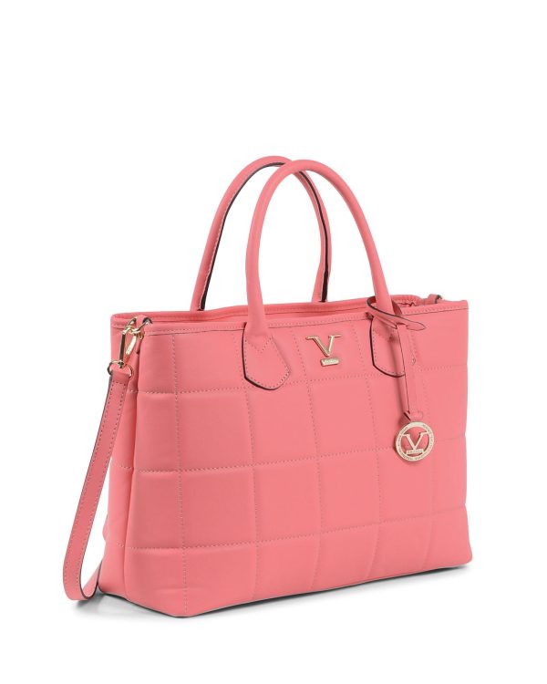 Leather Pink Handbag – One Size