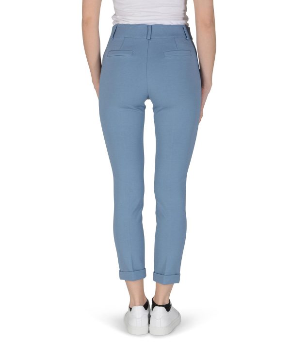 Light Blue Trousers with Italian Design – XL