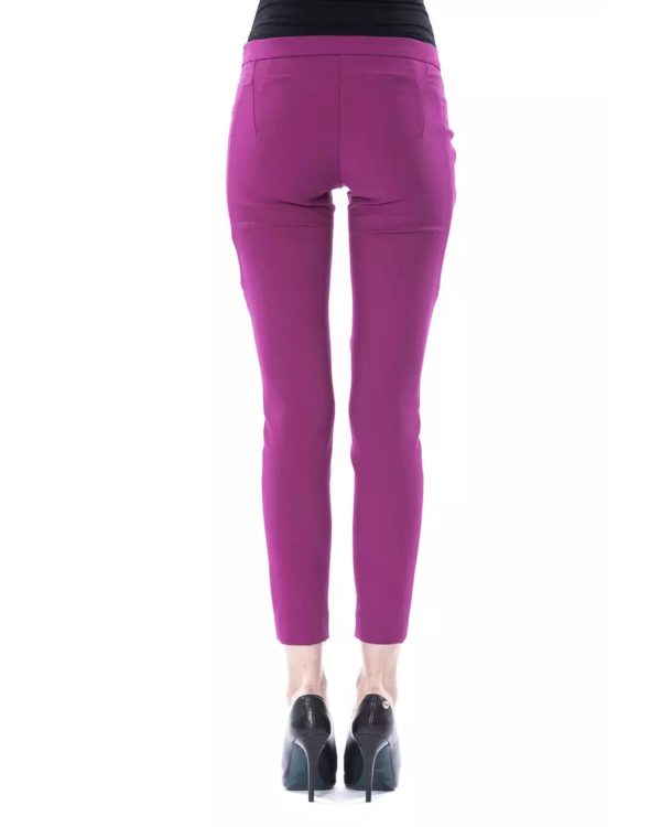 Lateral Closure Skinny Pants with Frontal Application – 42 IT