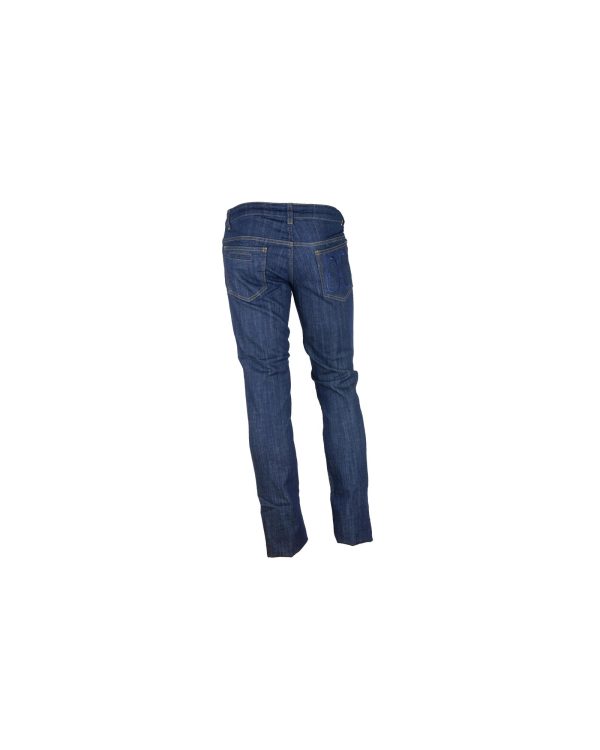 Regular Fit Denim with Embroidered Patch – 46 IT