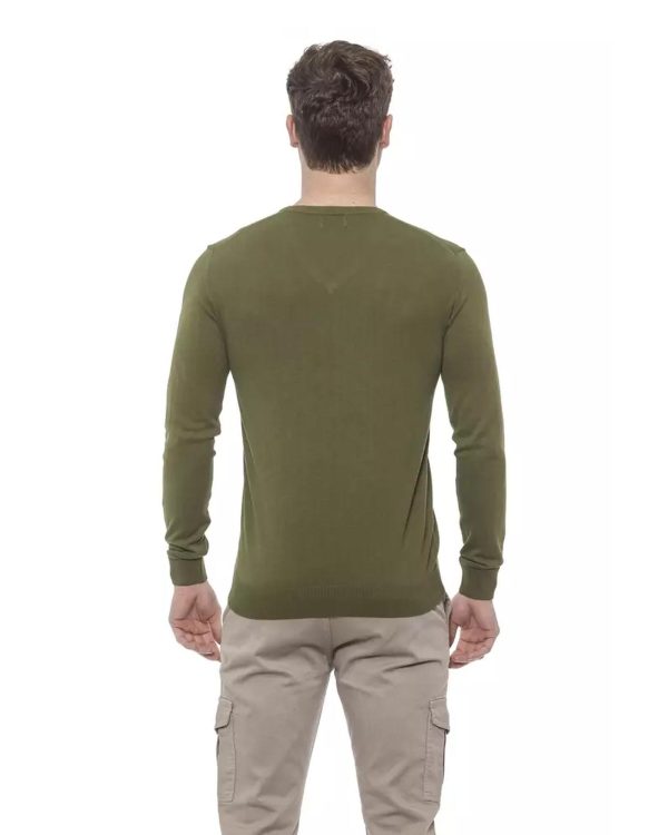 V-Neck Solid Color Sweater – 3XL